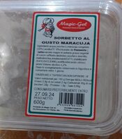 Sorbetto al gusto maracuja