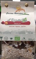 Il risotto bio peperoni