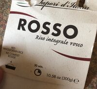 Riso intregrale rosso