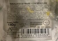 Insalata di mare con verdure