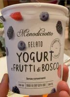 Gelato yogurt e Frutti di bosco