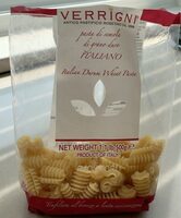 Pasta di semola di gramo duro