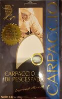 Carpaccio Pesce Spada