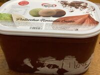 Gelato pistacchio nocciola cacao