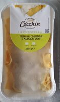 Crespelle con chiodini e asiago DOP