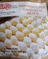 Preparato per gnocchi di patate