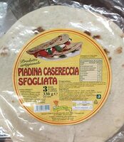 Piadina casereccia sfogliata