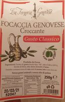 Focaccia Genovese Croccante