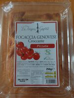 Focaccia genovese croccante pizzata