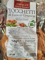 Tocchetti di focaccia genovese