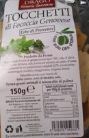 Tocchetti di Focaccia Genovese