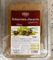 Schiacciata di focaccia alle olive