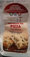 Preparato per pizza senza glutine