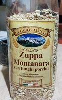 Zuppa montanara con funghi porcini
