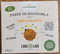 Pasta di mandorla al limone