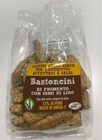 Bastoncini di frumento con semi di lino
