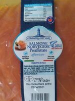 Salmone norvegese affumicato preaffettato