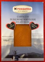 Carpaccio di salmone norvegese