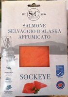Salmone selvaggio d' Alaska affumicato