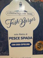 Fishburger di pesce spada congelato