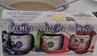 Tris di creme saporite per formaggi