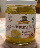 Hummus di ceci con curcuma e sesamo