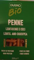 Penne lenticchie e ceci
