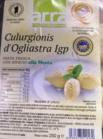 Culurgiones d'Ogliastra  Igp