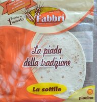 La piada della tradizione La sottile