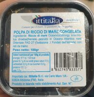 Polpa di riccio di mare congelata