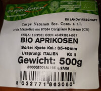 BIO Aprikosen
