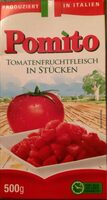 Tomatenfruchtfleisch in Stücken