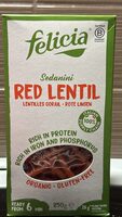Linea legumi sedanini lenticchie rosse bio