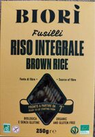 Fussilli D'arròs Integral Eco Biori 250G