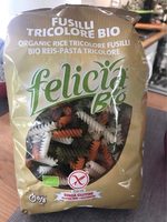 Fusillis Tricolores Au Riz Sans Gluten (épinard?