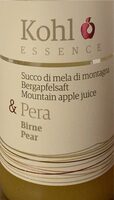 Succo mela e pera