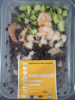 Riso venere zucchine e gamberi - Nutribee