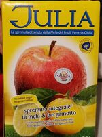 Spremuta integrale di mela e bergamotto