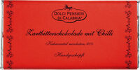 Zartbitterschokolade mit Chilli