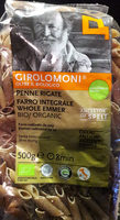 Penne rigate farro integrale Girolomoni
