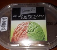 Gelato al pistacchio e gianduia