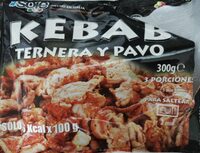 Kebab ternera y pavo