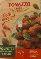 Polpette con spinaci e speck