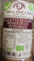 Gallette di farro monococco integrale