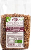 Farro monococco soffiato integrale al miele bio