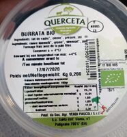 Burrata bio