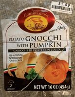 Potato gnocchi with pumpkin