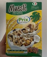 Muesli croccante con frutta