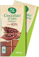 Cioccolato al latte biologico