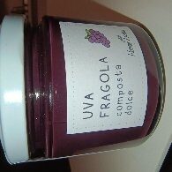 Composta dolce all'uva fragola